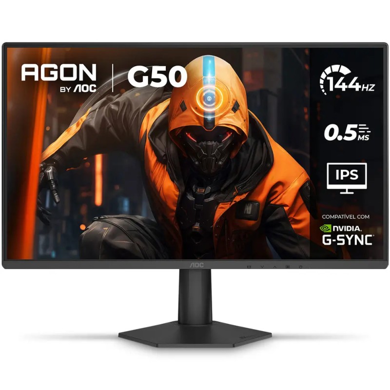 Monitor Gamer AOC AGON G50 24" 144Hz 0,5ms IPS HDR10...