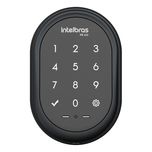 Fechadura Digital De Sobrepor Fr 102 Preto Intelbras