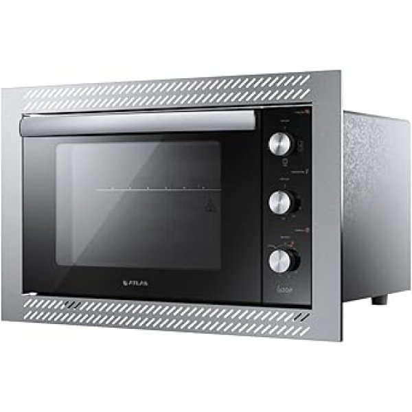Forno de Embutir Elétrico Preto 44l com Grill e Timer Atlas U Top 127v