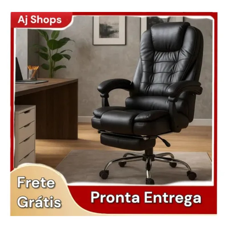 Cadeira de Escritório Aj Shops Ergonômica Giratória, com ...