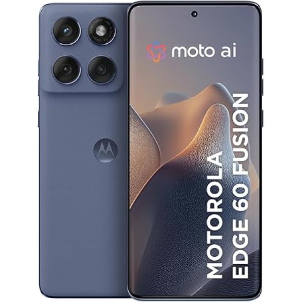 Smartphone Motorola Edge 60 Fusion 5G - 16GB (8GB RAM+8GB Ram Boost) 50MP Sony AI Camera IP68 NFC - Cinza