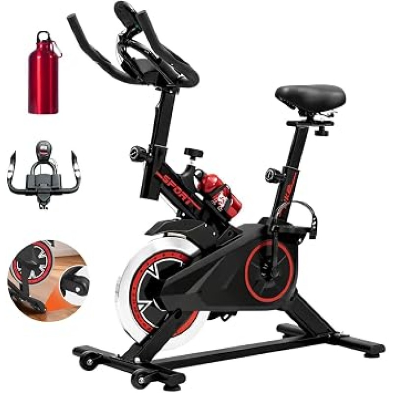 Bicicleta Ergométrica Bike Spinning para Treino em Casa e...