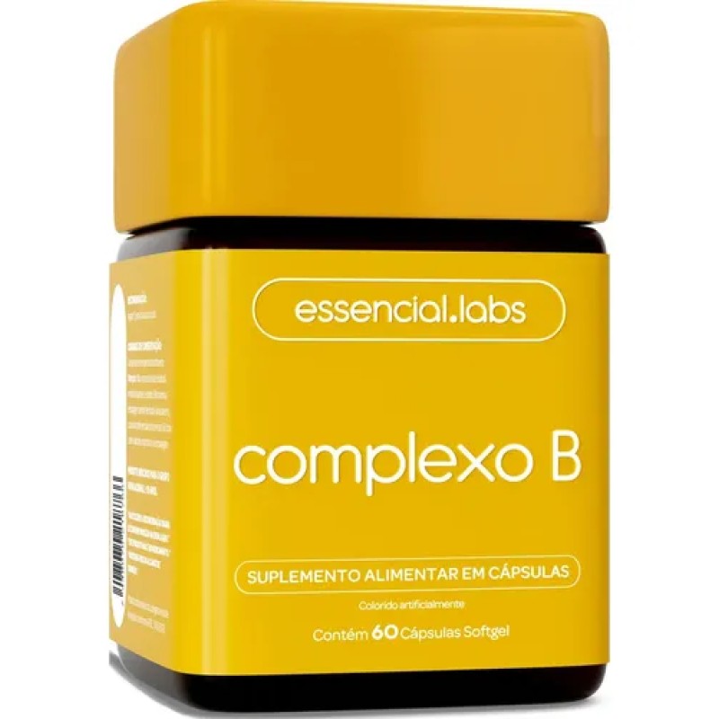 COMPLEXO B - 60 Cápsulas Softgel - Fórmula com Máxima Con...