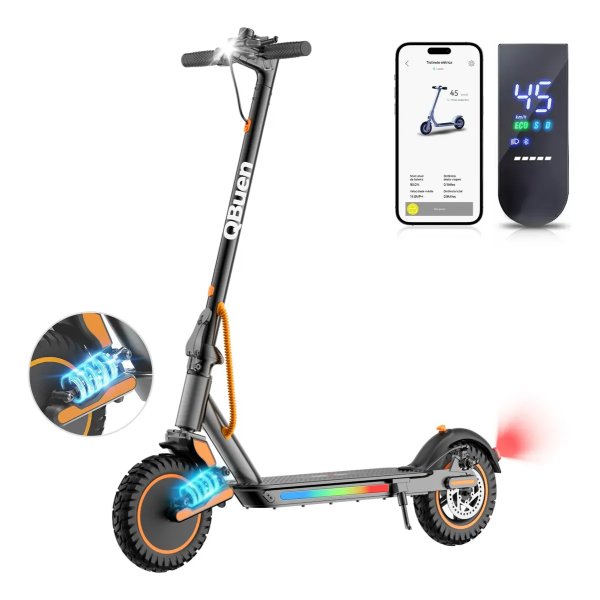 Patinete Eletrico 500w Sistema De Suspensao Autonomia 30km