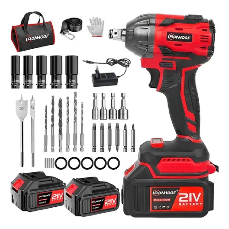 Chave Impacto Bateria Parafusadeira De Impacto Brushless