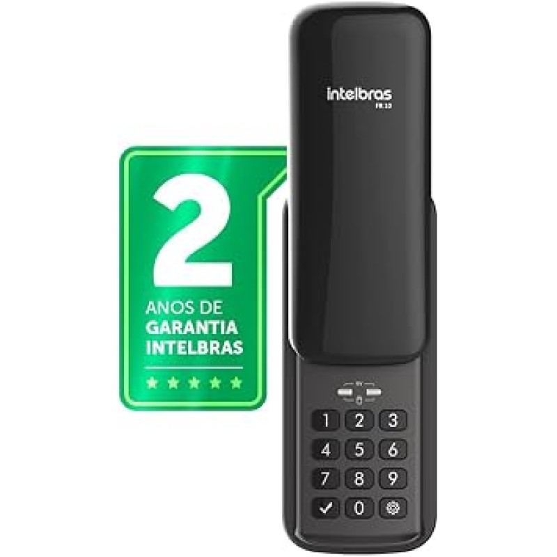 Fechadura Digital Para Uso Interno e Externo FR 10 Preto ...