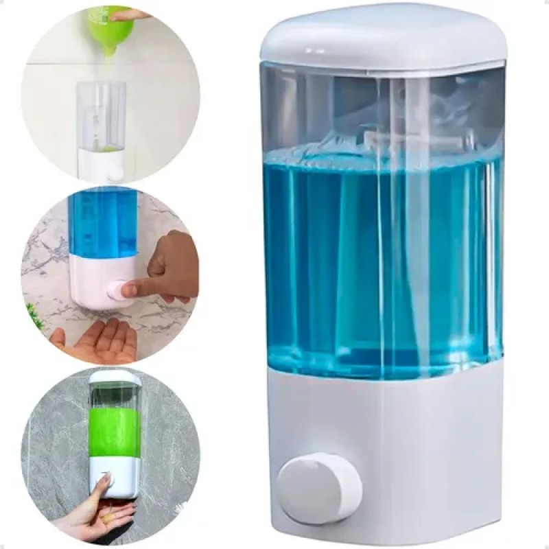 Suporte Dispenser Sabonete Líquido Álcool Gel Shampoo 500...