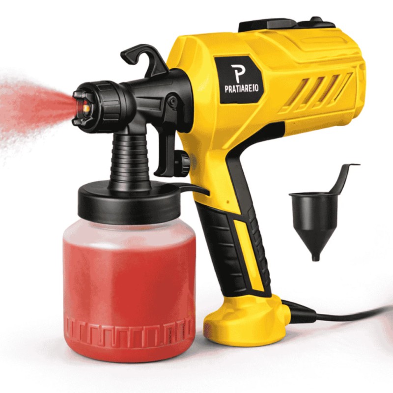 Pistola Elétrica Para Pintura Pulverizador de Tinta com B...