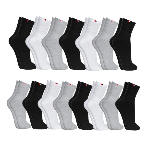Kit 15 Pares Meias Sport Algodão Cano Médio Sandrini Confort
