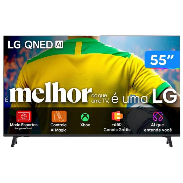 Smart TV 55" LG 4K Ultra HD QNED 55QNED73ASA WebOS 2025