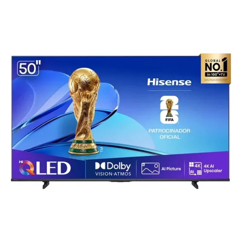 Smart TV Hisense HI-QLED 4K 50" polegadas com Proces...
