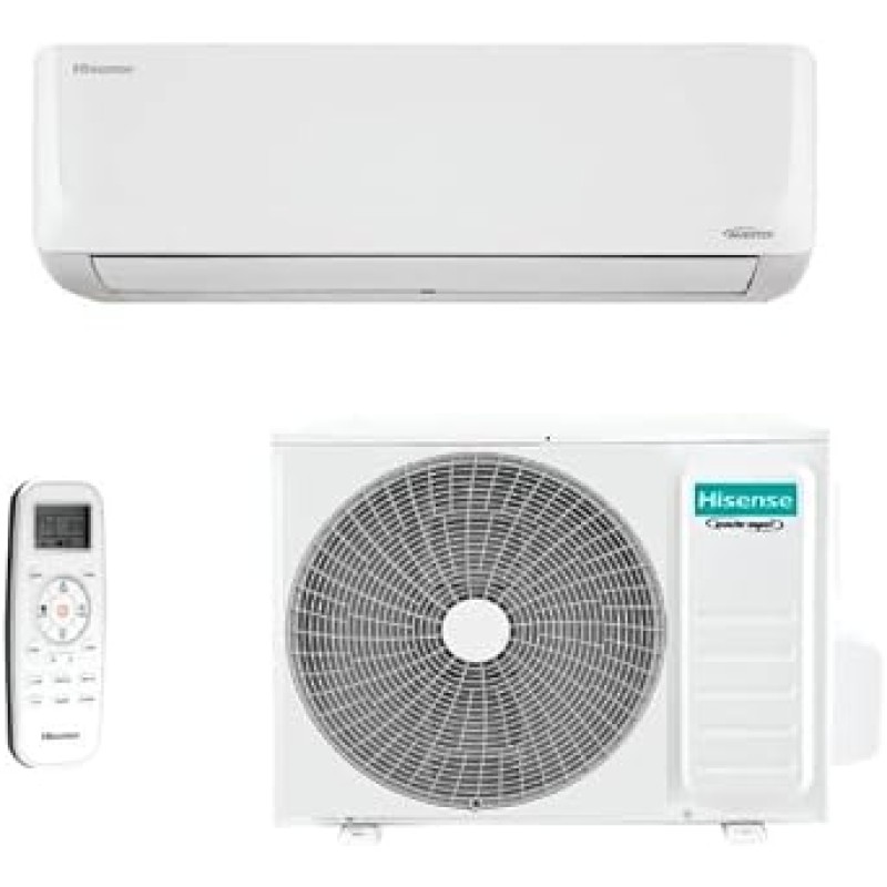 Ar condicionado split inverter hi wall wi-fi Hisense 9000...