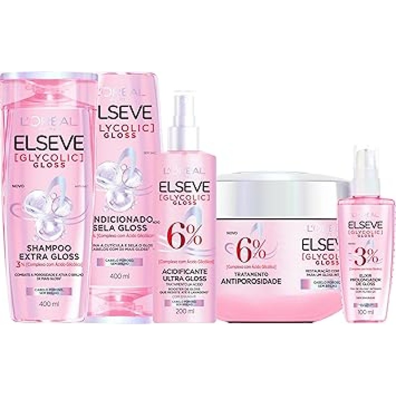 Kit Tratamento Capilar L'Oréal Paris Elseve Glycolic...