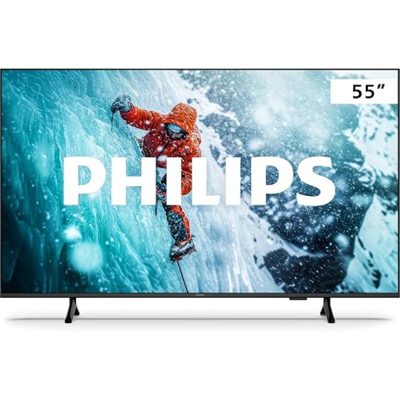 PHILIPS Smart TV, 55" 4K, 55PUG7300, Comando de Voz,...