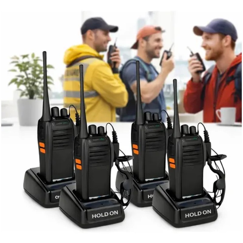 Kit 4 Radio Walk Talk Comunicador 16 Ch 12km Baofeng 777 ...