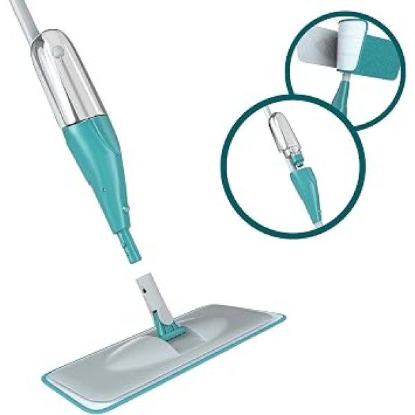 Mop Spray FIT com reservatório 365ml, Borrifa Limpa e Seca , MOP0556, Flash Limp