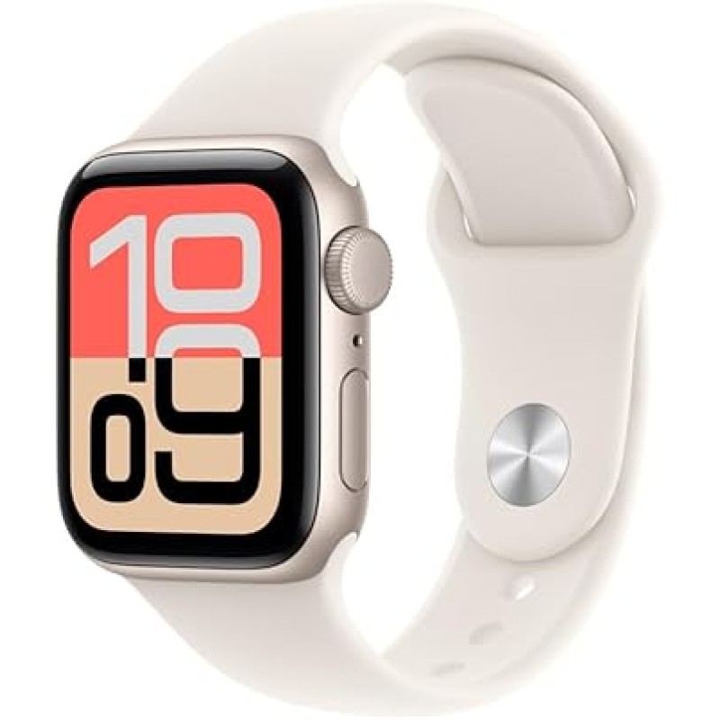 Apple Watch SE 3 GPS, Caixa em alumínio luz das estrelas ...