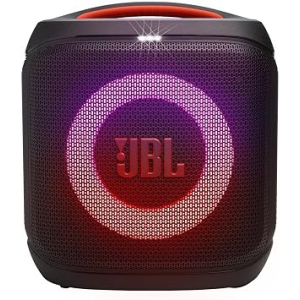 JBL, Caixa de Som, PartyBox Encore Essential 2, Show de Luzes, Bluetooth, Portátil, Resistente a Respingos, Bateria de até 15h, Som JBL Pro Sound, AI Sound Boost, 100 W RMS