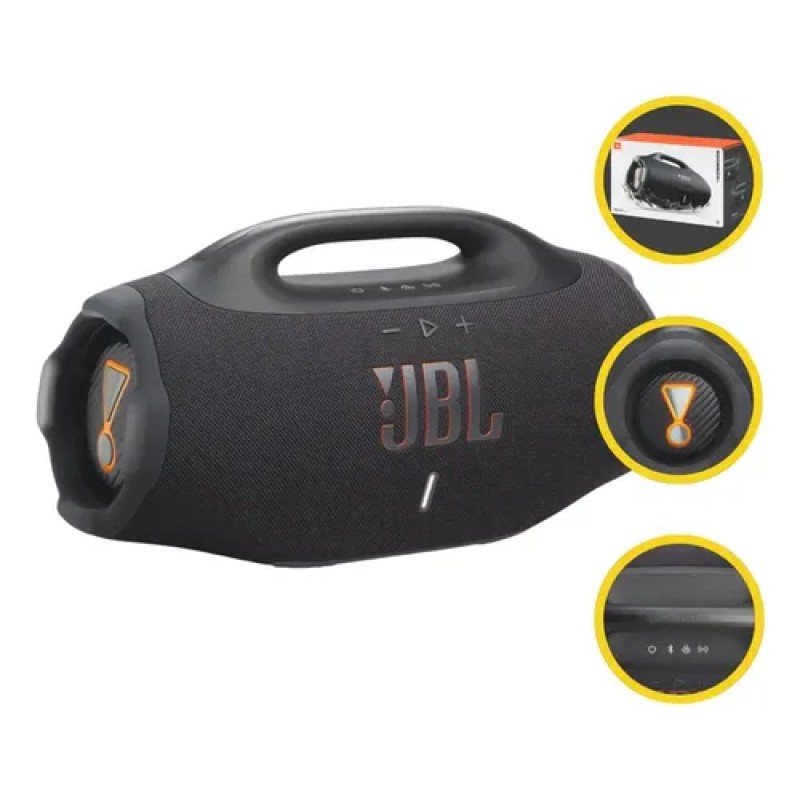 Caixa de Som Bluetooth Boombox 4 JBL, com AI Sound Boost,...
