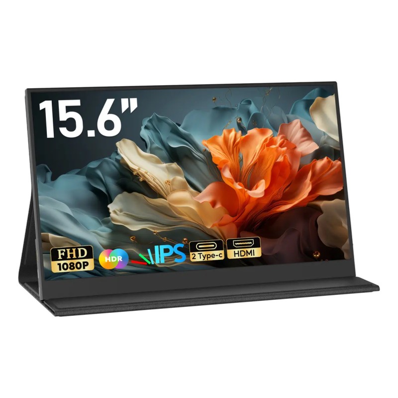 Monitor Portátil 15.6''com Usb C Dupla/hdmi Fhd...