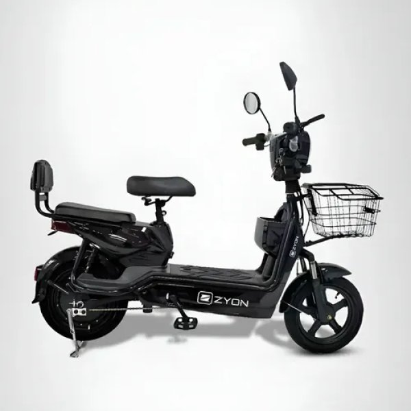 Bicicleta Eletrica Montada De 500w - Scooter Zyon Cor Preto
