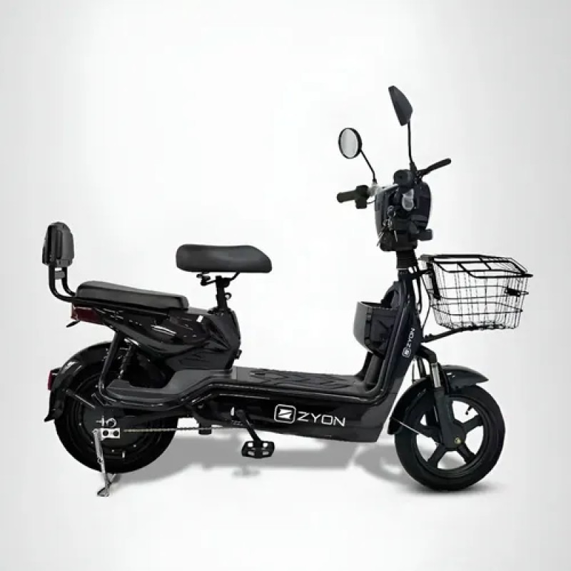 Bicicleta Eletrica Montada De 500w - Scooter Zyon Cor Preto