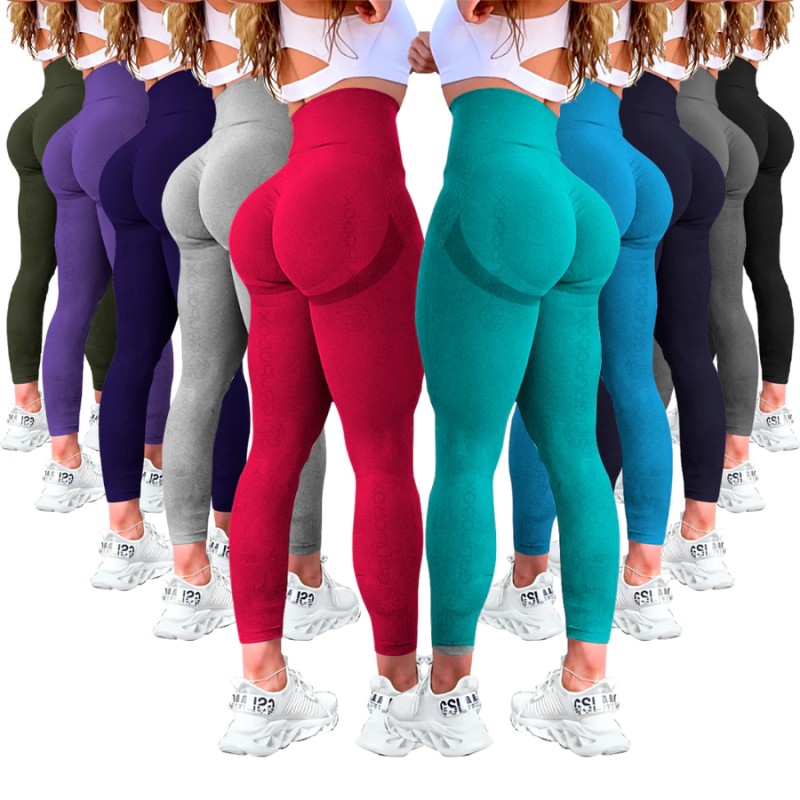 Kit 2 Calças Legging Academia Feminina Esportiva Fitness ...