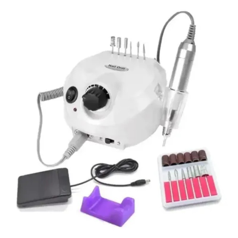 Lixadeira Elétrica Unha Motor Porquinho 50.000rpm Nail Drill