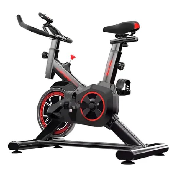 Venda e Cia Bicicleta Spinning Para Exercícios XHJSCRB8009 Preto Vermelho Com Garrafa