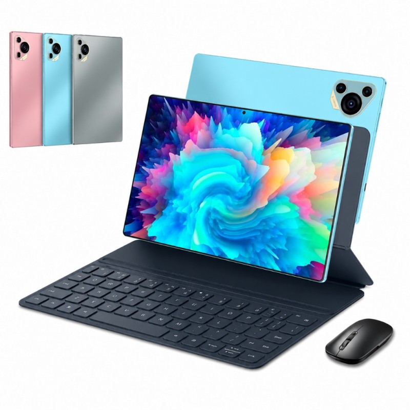 Tablet 10.1” com Teclado+Mouse 6GB RAM 128GB Android Câme...