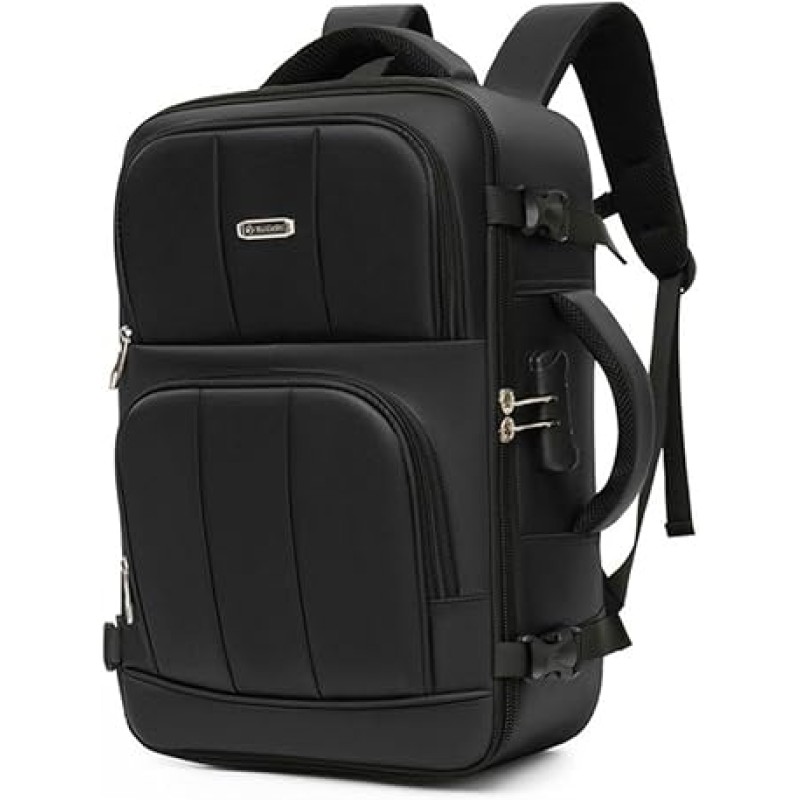 Mochila Expansível Viagem Bordo Antifurto Masculina Execu...