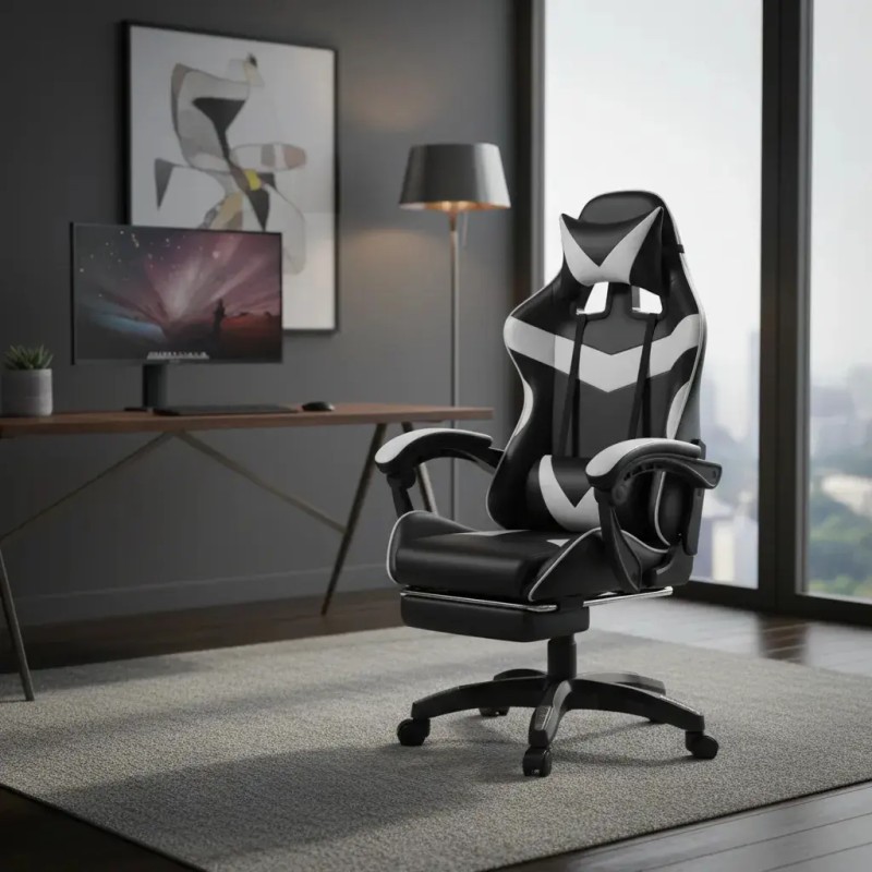 Cadeira De Escritório Gamer Nitro Ergonômica Estofado Cou...