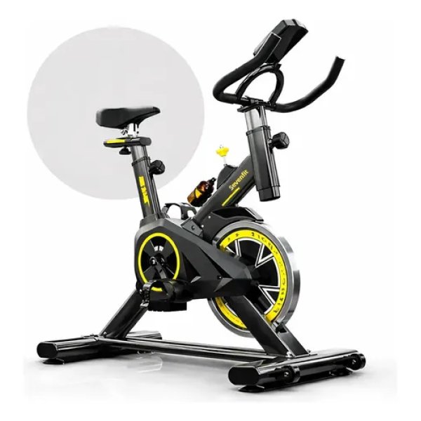 Bicicleta Ergométrica Spinning Sevenfit com Volante de 6kg e Porta Garrafa