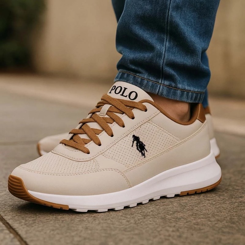 Tenis Masculino Polo Elite Casual Dia A Dia Novo Preco Bo...