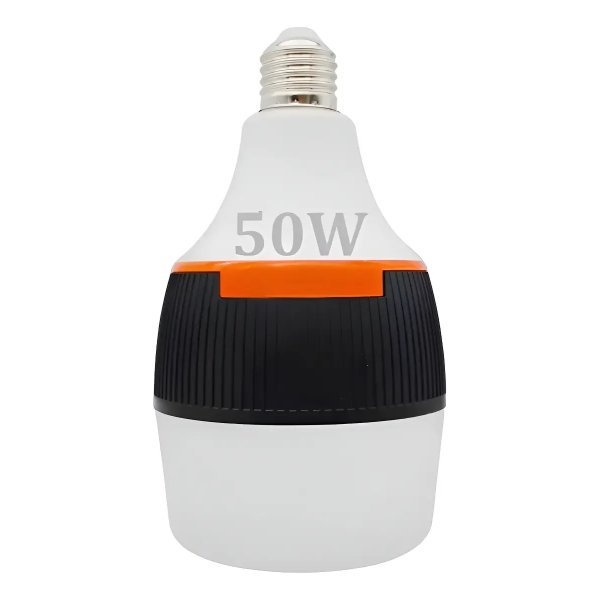 Lâmpada De Emergência 50w Led Recarregável Inteligente
