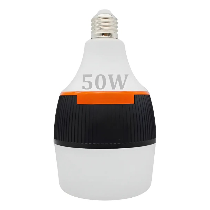 Lâmpada De Emergência 50w Led Recarregável Inteligente