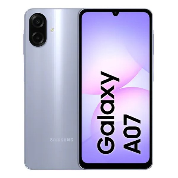 Celular Samsung Galaxy A07 128gb, 4gb, Câmera 50mp, Tela 6.7 , Proteção Ip54, Processador 6nm - Violeta