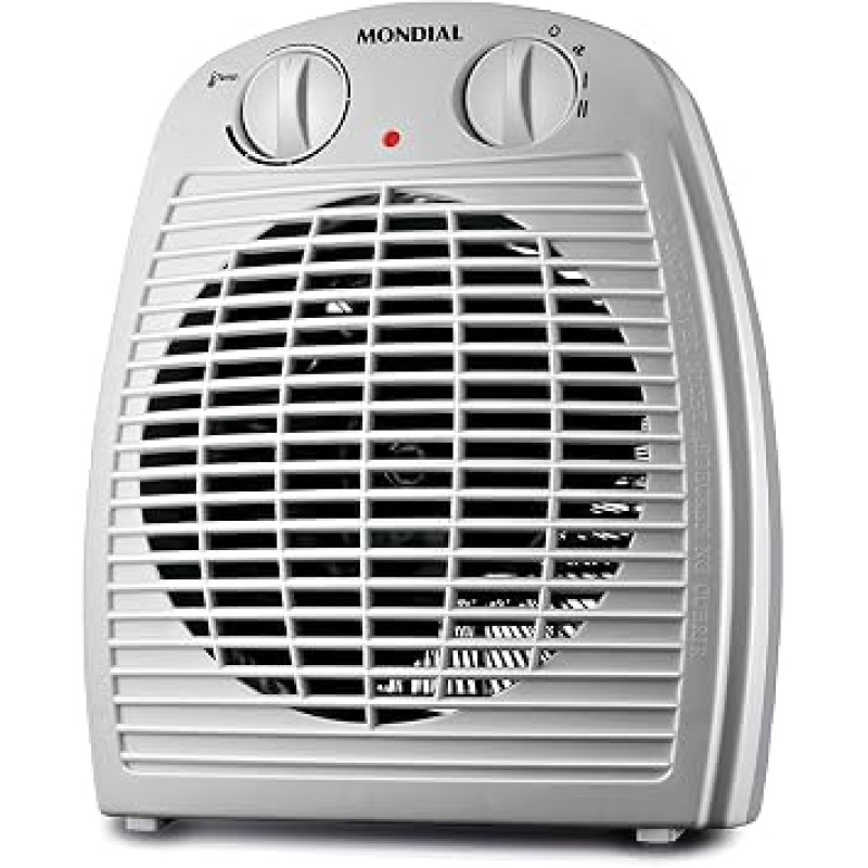 Aquecedor A Ar, Mondial, Cinza/Branco, 2000W, 220V - A-08