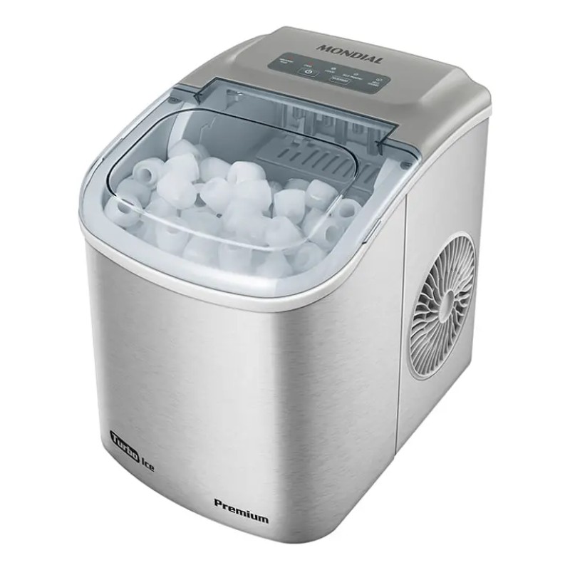 Máquina de Gelo Turbo Ice Premium, Mondial, 130W - MG-12-GI