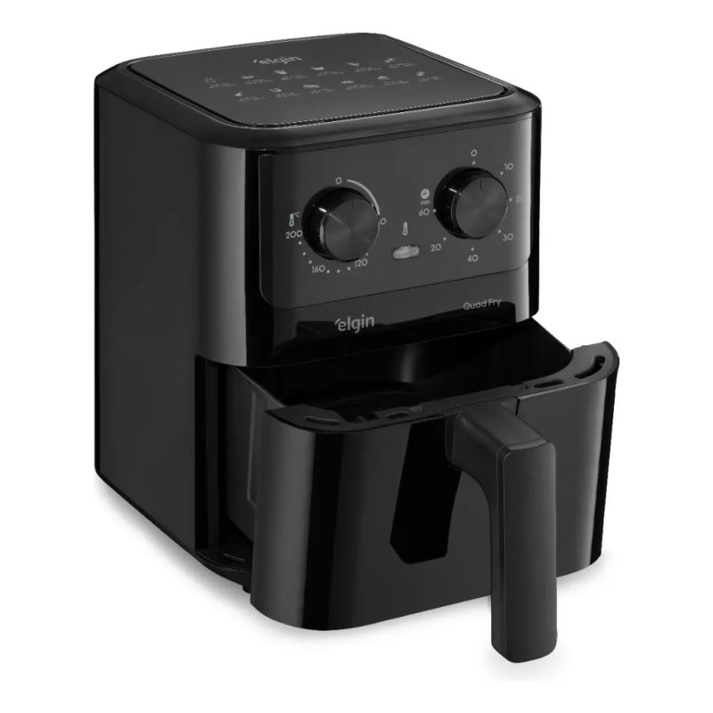 Fritadeira Elétrica Air Fryer Quad Fry 4,2 L,1400w Preto ...