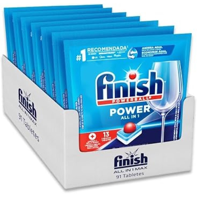 Finish Powerball Detergente para Lava Louças em tabletes ...