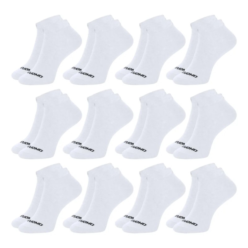 Kit 12 Pares Meia Masculina Cano Curto Soquete Algodão Duomo