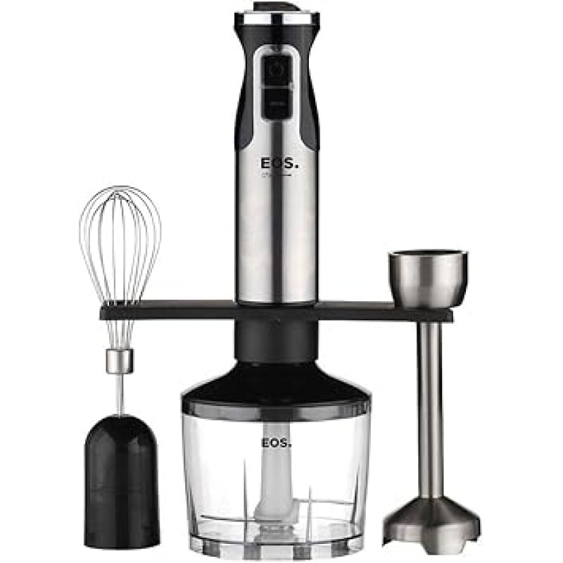 Mixer Eos 3 Em 1 12 Velocidades 850w Inox e Preto Emx03 110v
