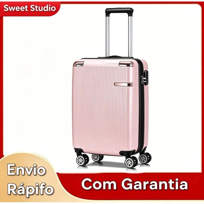 Mala de Viagem de Bordo ABS Sweet Studio com Rodas Duplas...