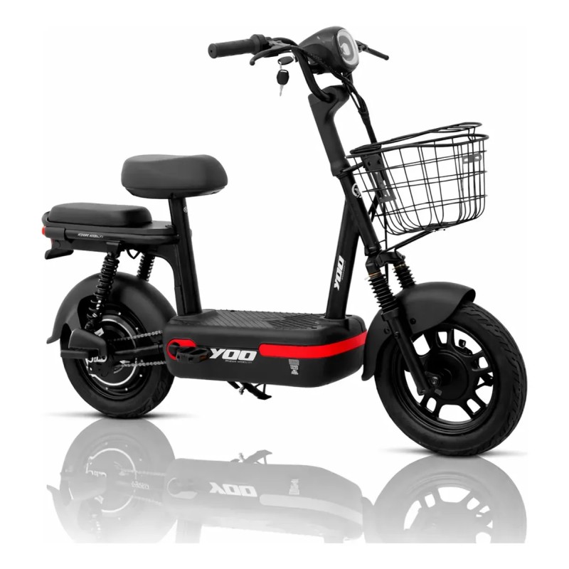 Bicicleta Elétrica Yoo Mobility Y-200 350w Farol Led Scoo...