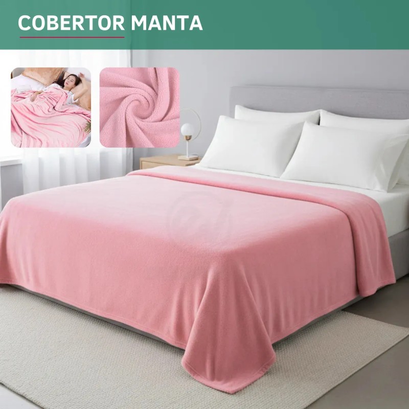 Cobertor Manta Casal Microfibra Flacee Quentinha 2,20 X 1...