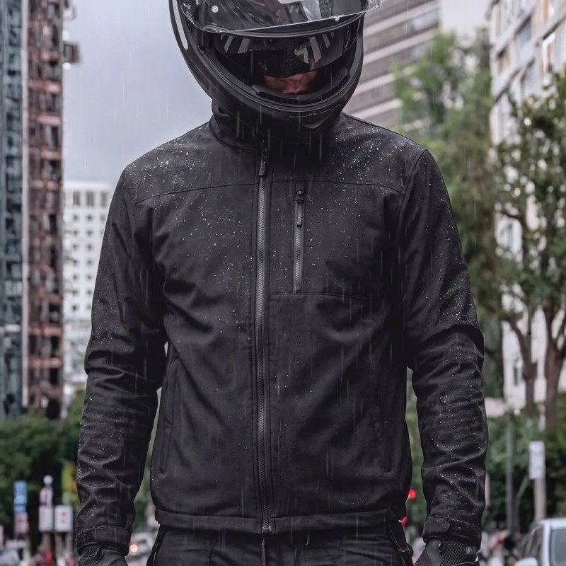 Jaqueta Motoqueiro Impermeável Masculina Com Bolso Style Box