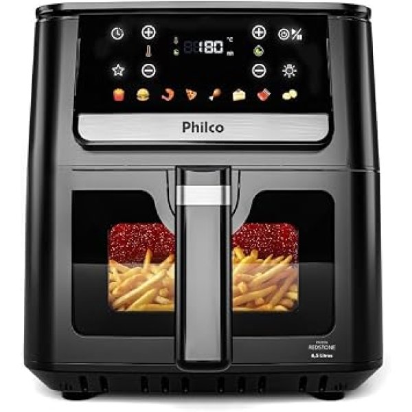 Air Fryer Philco 6,5L Visor Glass 1700W PAF65 127V