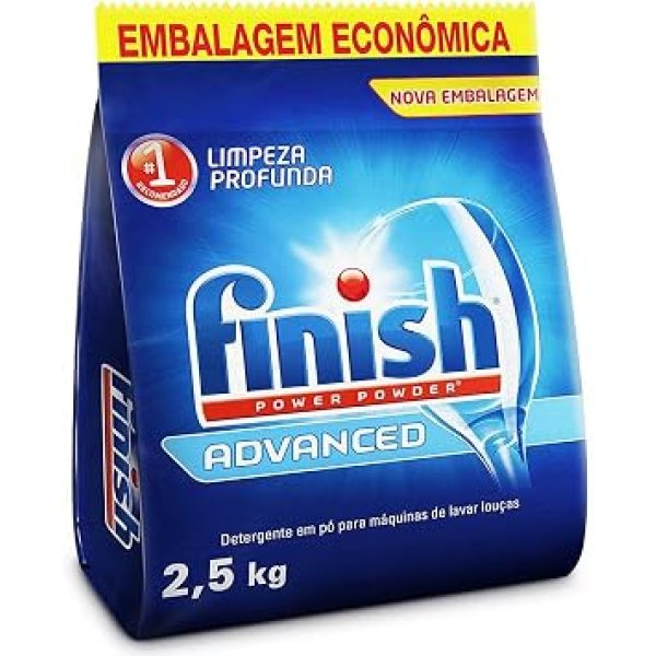Finish Power Powder Advanced Detergente para Lava Louças em Pó 2,5kg
