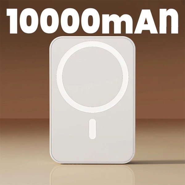Carregador Portátil Indução para iPhone/Android Magsafe Sem fio Bateria Carga 5000mAH/10000mah